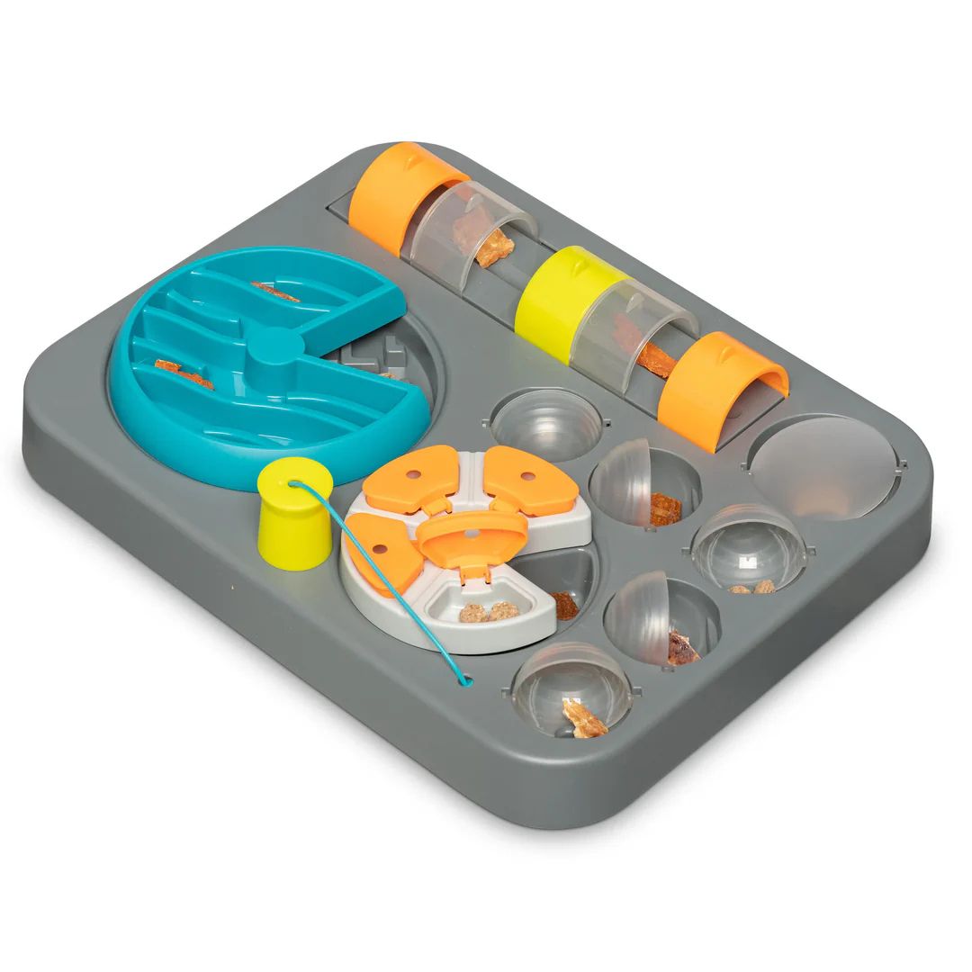 Messy Mutts Interactive Puzzle Feeder – Rectangular, Large