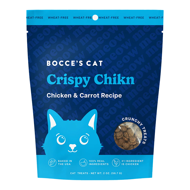Bocce’s Bakery Crispy Chik’n Crunchy Cat Treats – 2oz