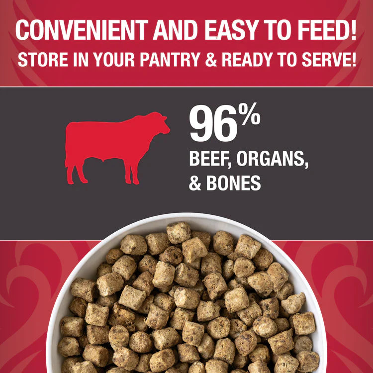 Koha Raw Life Freeze-Dried Beef Bites for Dogs – Grain-Free, High-Protein (14oz Bag)