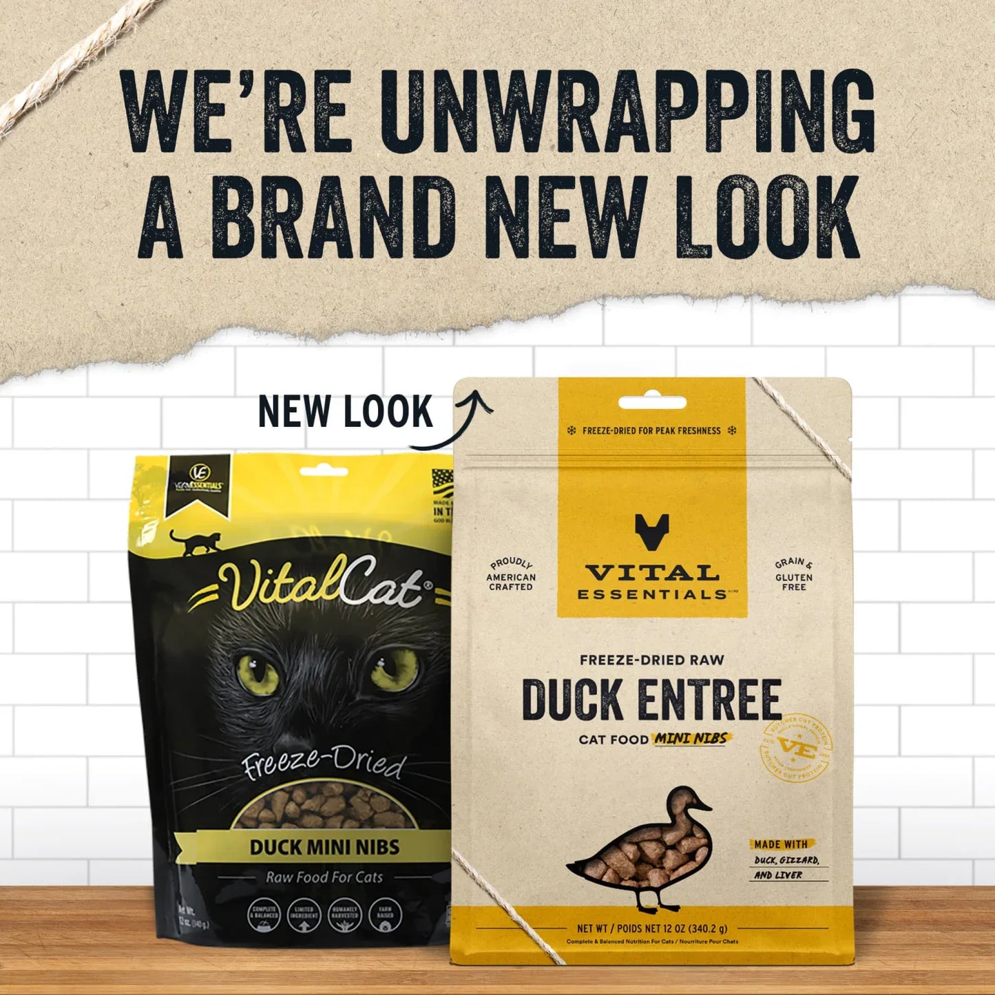 Vital Essentials Cat Freeze-Dried Mini Nibs – Duck (12oz)