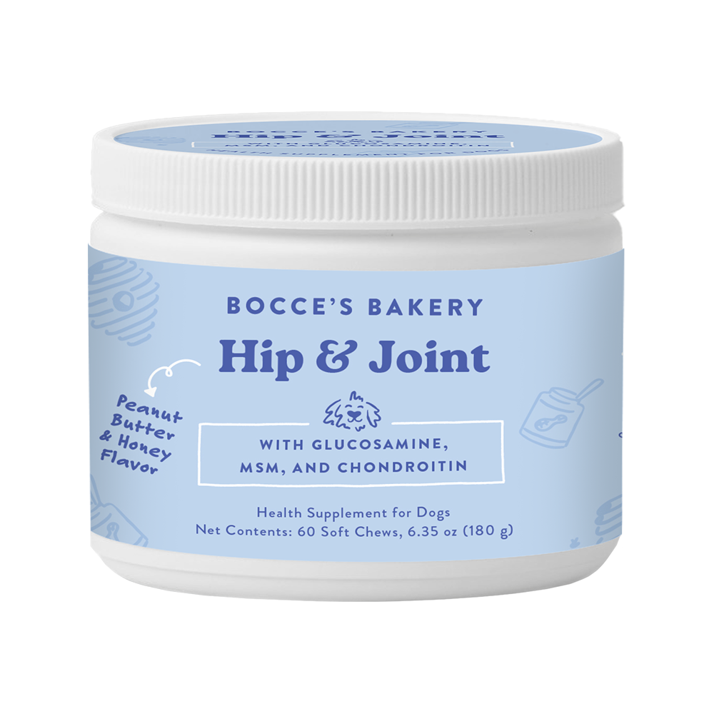 Bocce’s Bakery Hip & Joint Supplement Soft Chews – 6.35oz (60 Count)