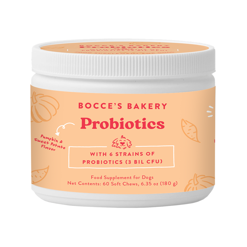 Bocce’s Bakery Probiotic Soft Chews – 6.35oz (60 Count)