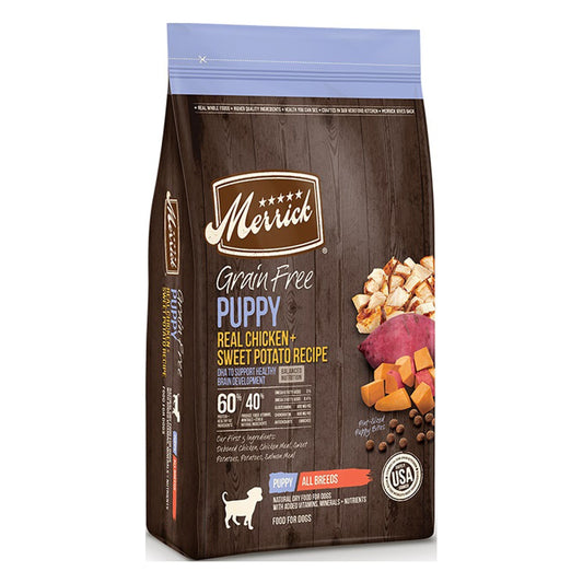 Merrick Grain Free Puppy Chicken & Sweet Potato Recipe – 4lb