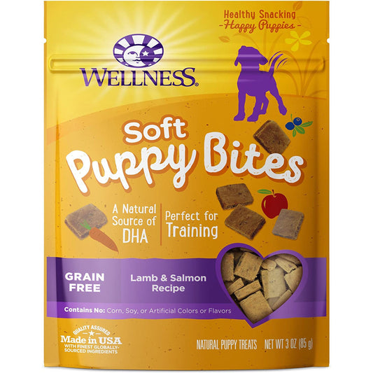 Wellness Puppy Bites Lamb Salmon 3oz.