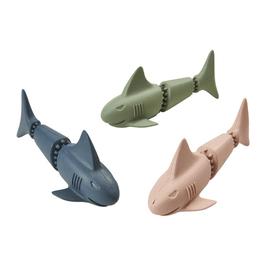 Earth Shark Eco-Friendly Rubber Dog Toy – 7” Assorted Colors