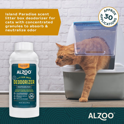 Alzoo Mineral-Based Litter Deodorizer – Island Paradise, 26.6oz