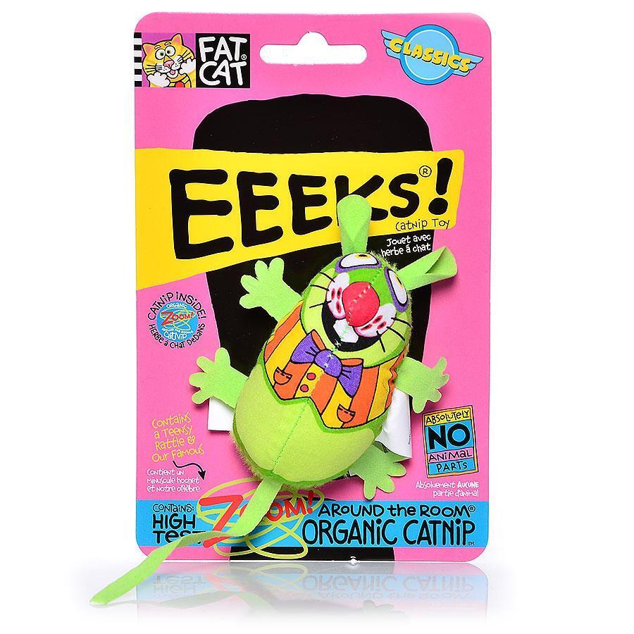 FAT CAT Classic Eeeks! Original Catnip Toy – Assorted