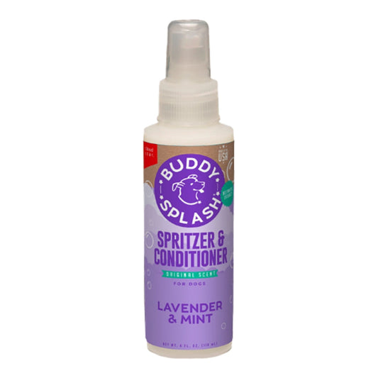 Cloud Star Buddy Splash Dog Deodorizing Spray – Lavender & Mint Leave-In Conditioner (4oz Bottle)