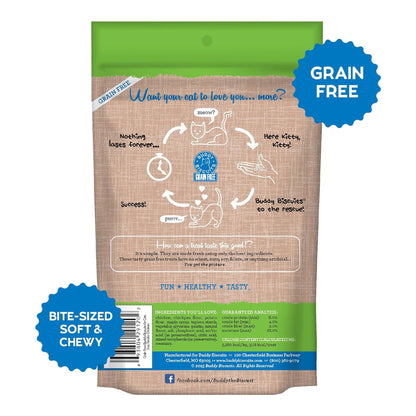 Cloud Star Buddy Biscuits Cat Treats – Grain-Free Tender Chicken Recipe (3oz Bag)