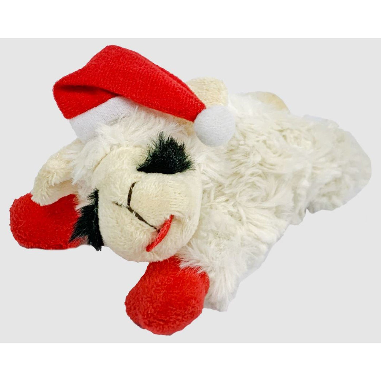 Multipet Lamb Chop with Santa Hat – 6 Inch