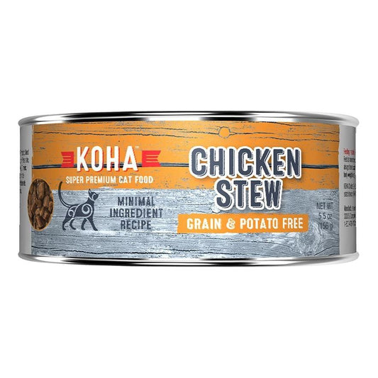 Koha Minimal Ingredient Chicken Stew for Cats – 5.5oz (Case of 24)
