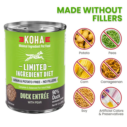 Koha Limited Ingredient Dog Food – Grain-Free (13oz, Case of 12)