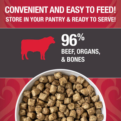 Koha Raw Life Freeze-Dried Beef Bites for Dogs – Grain-Free, High-Protein (14oz Bag)