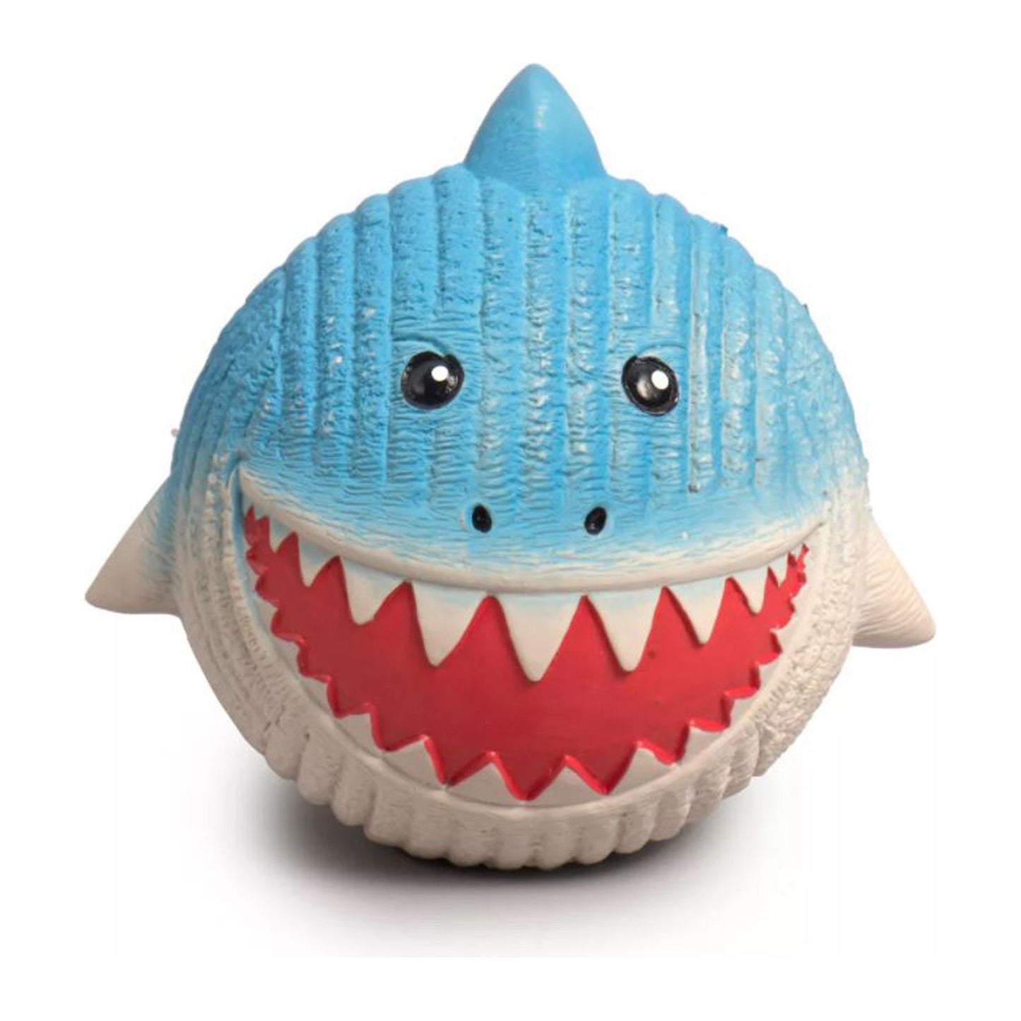 HuggleHounds Ruff-Tex Ruff Fin Shark Dog Toy – Large