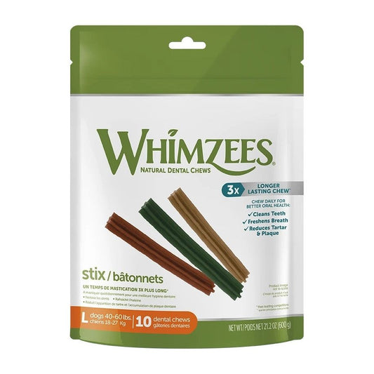 Whimzees Stix Large 14.8 oz. Bag