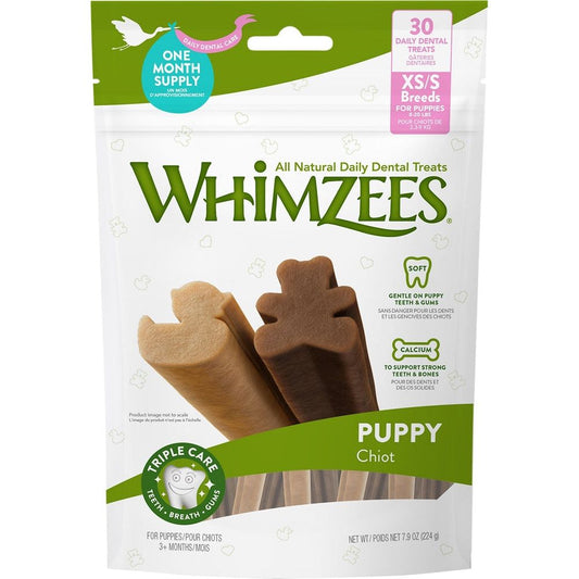 Whimzee Puppy Chews Xsmall-Small 7.9oz