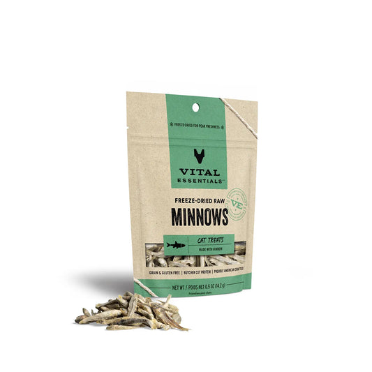 Vital Essentials Cat Freeze-Dried Treat Minnows 0.5oz.