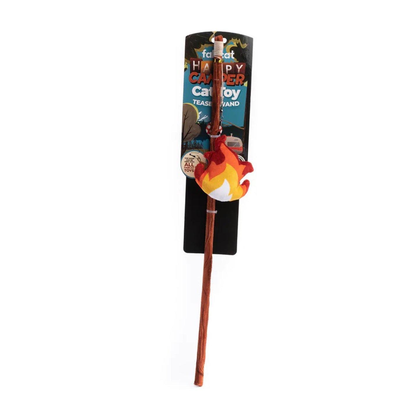 Fabcat Teaser Wand – Happy Camper Fire