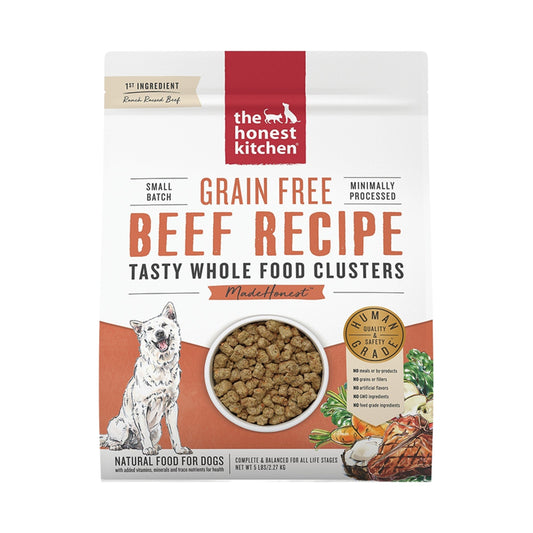 The Honest Kitchen Dog Clusters Grain-Free Beef – 5 lbs