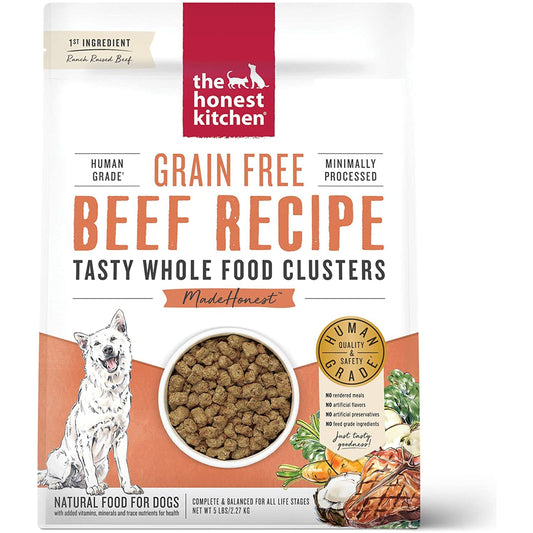 The Honest Kitchen Dog Clusters Grain-Free Beef – 1 lb