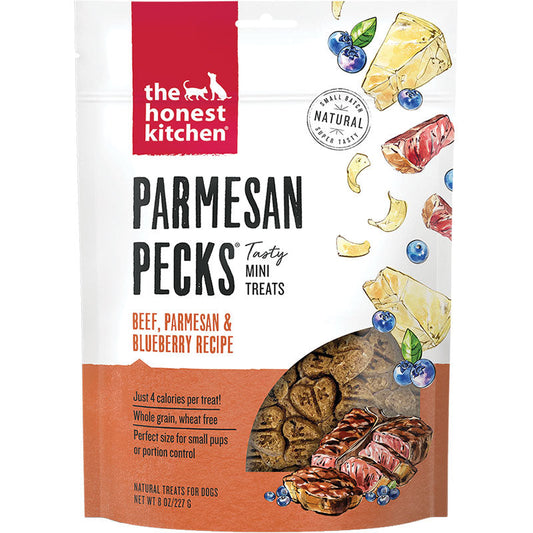 The Honest Kitchen Dog Parmesan Pecks – Beef and Blueberry (8oz)