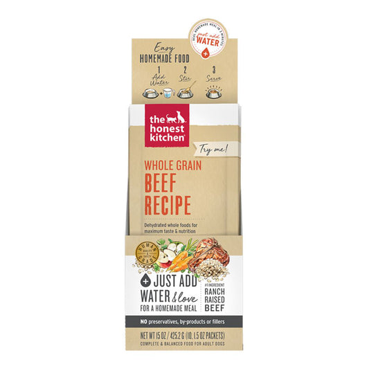 The Honest Kitchen Dog Dehydrated Beef – 1.75oz (10 Count)