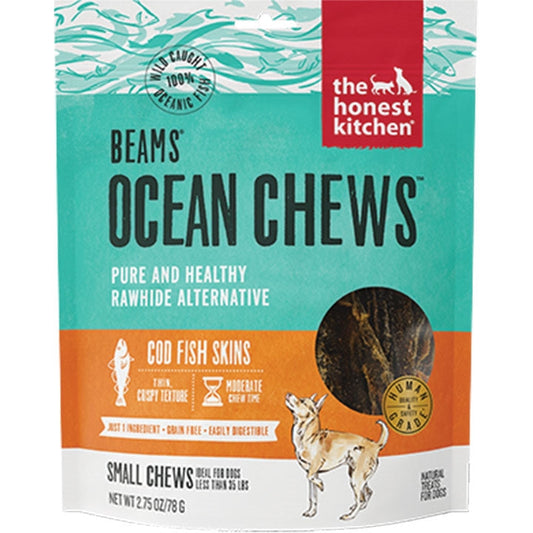 The Honest Kitchen Dog Beams Ocean Chews – Cod (Small, 2.75oz)