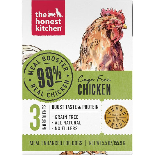 The Honest Kitchen Dog 99% Turkey Meal Booster Wet Dog Food – 5.5oz Carton (Case of 12)