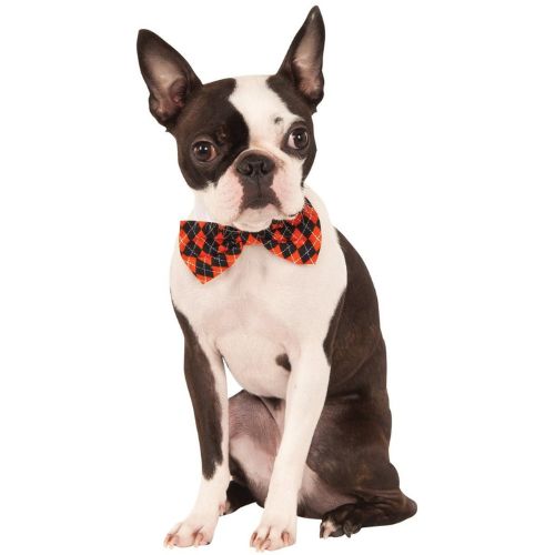 Rubie’s Halloween Argyle Bowtie for Dogs – Size Medium/Large